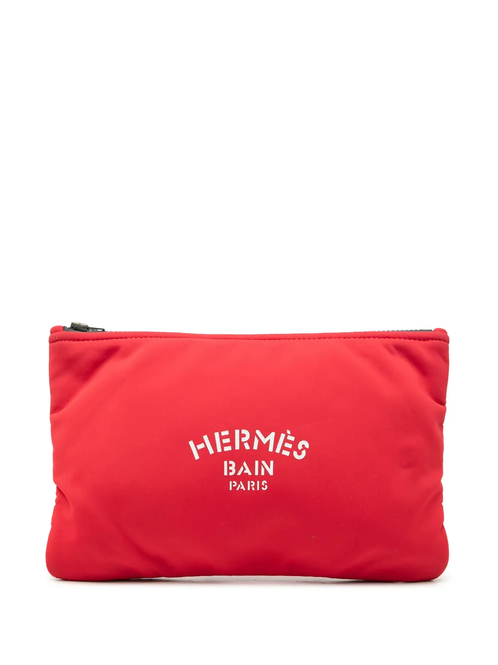 Hermès Pre-Owned 2000-2026 Medium Neoprene Neobain Case pouch - Rosso