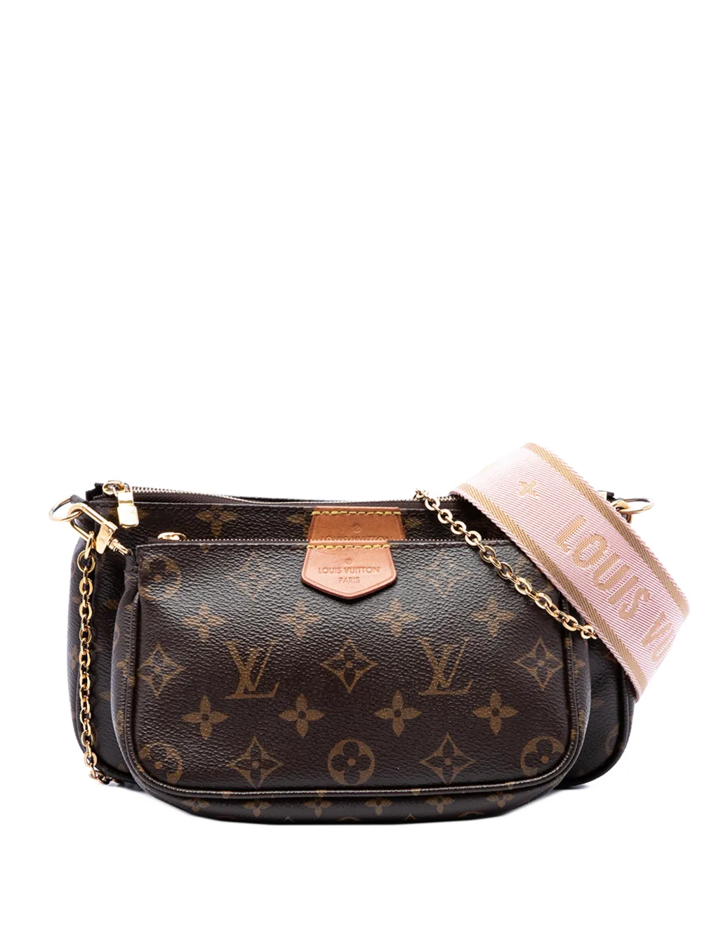 Louis Vuitton Pre-Owned 2020 Monogram Multi Pochette Accessoires satchel - Marrone