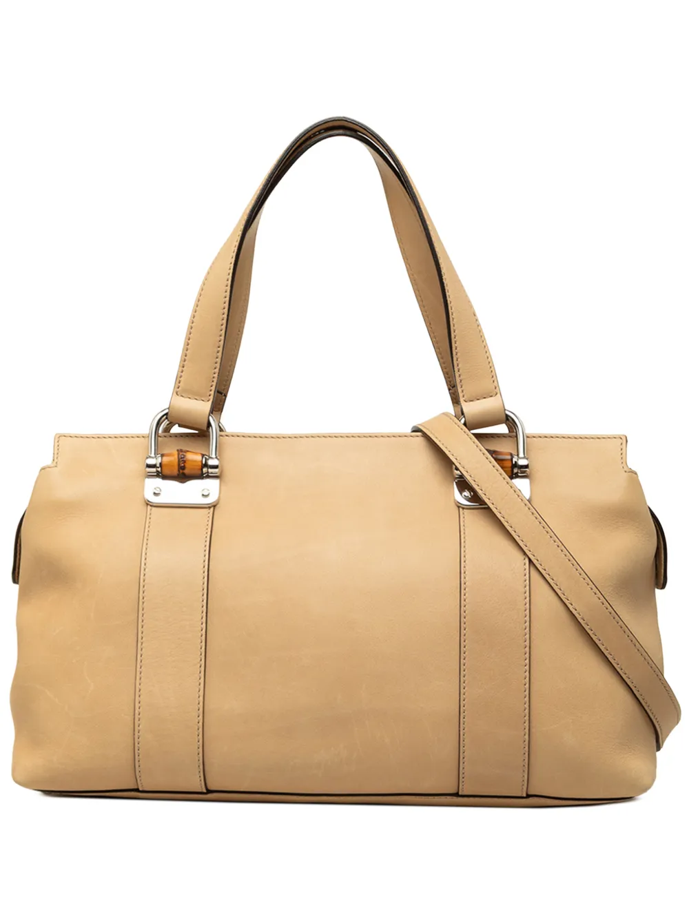 Gucci Pre-Owned 2000-2015 Bamboo Satchel-Tasche aus Kalbsleder - Braun