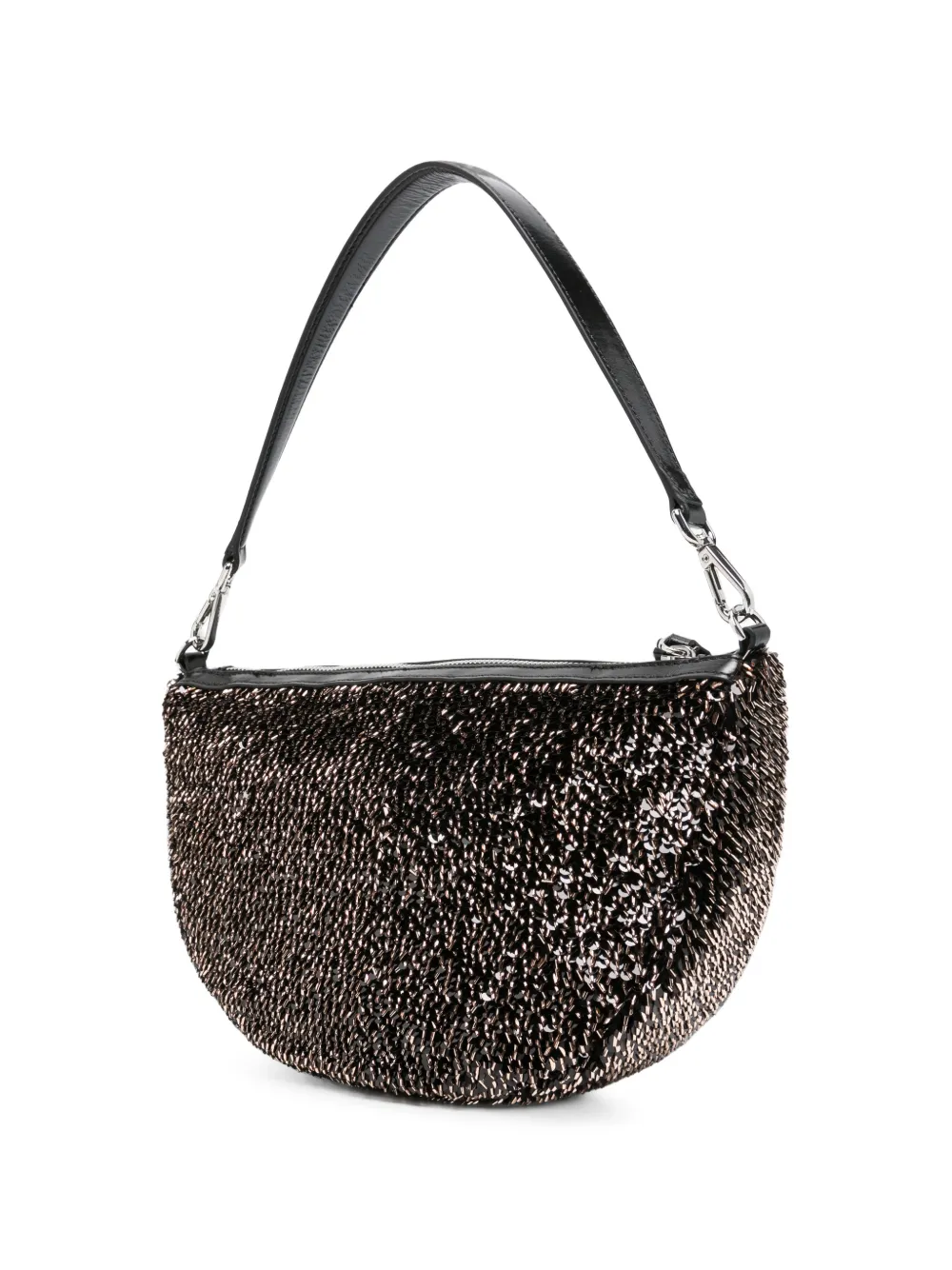 GIANNI CHIARINI Cleo schoudertas met pailletten Zwart