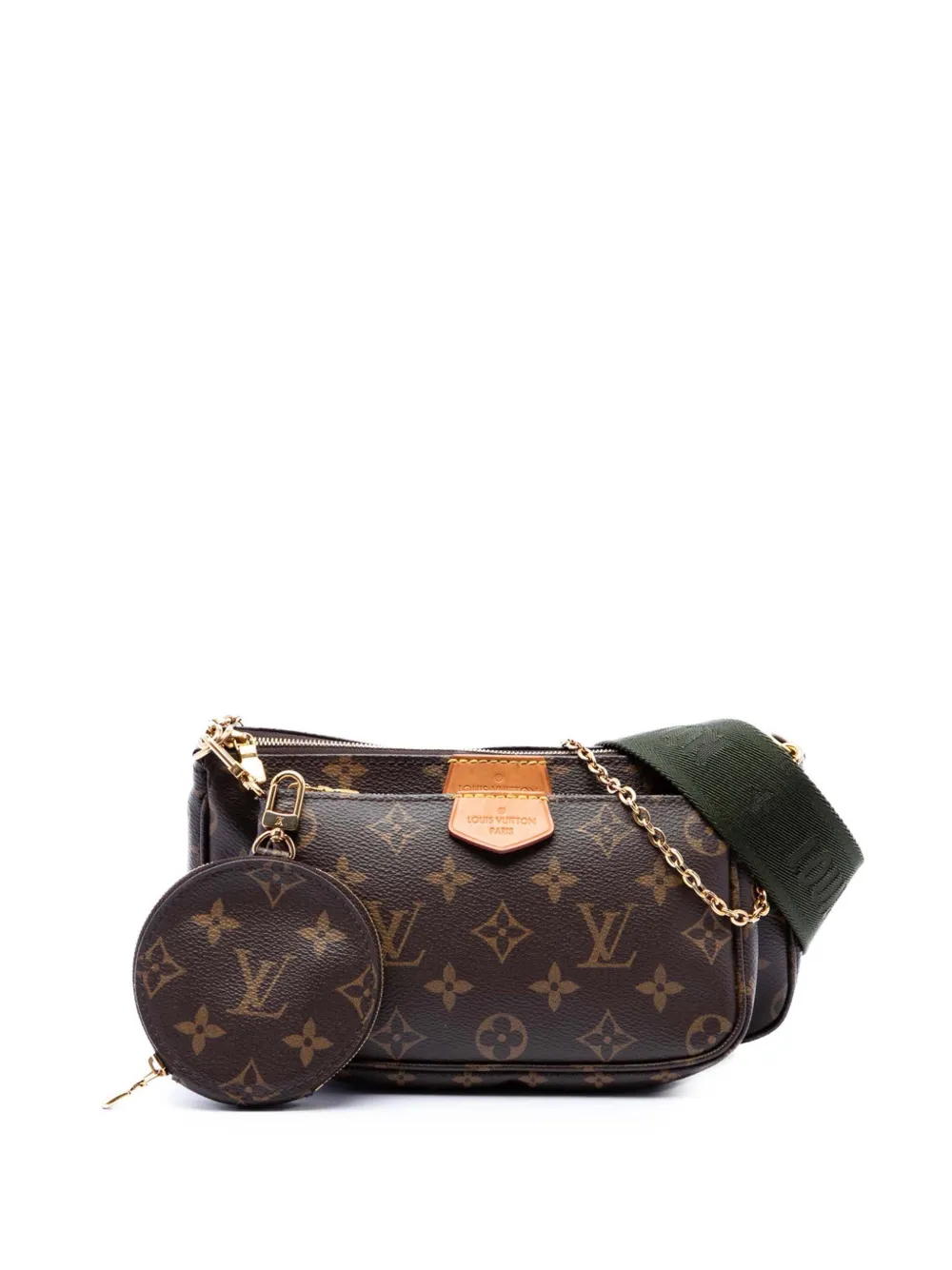 Louis Vuitton Pre-Owned 2021 Monogram Multi Pochette Accessoires satchel - Marrone