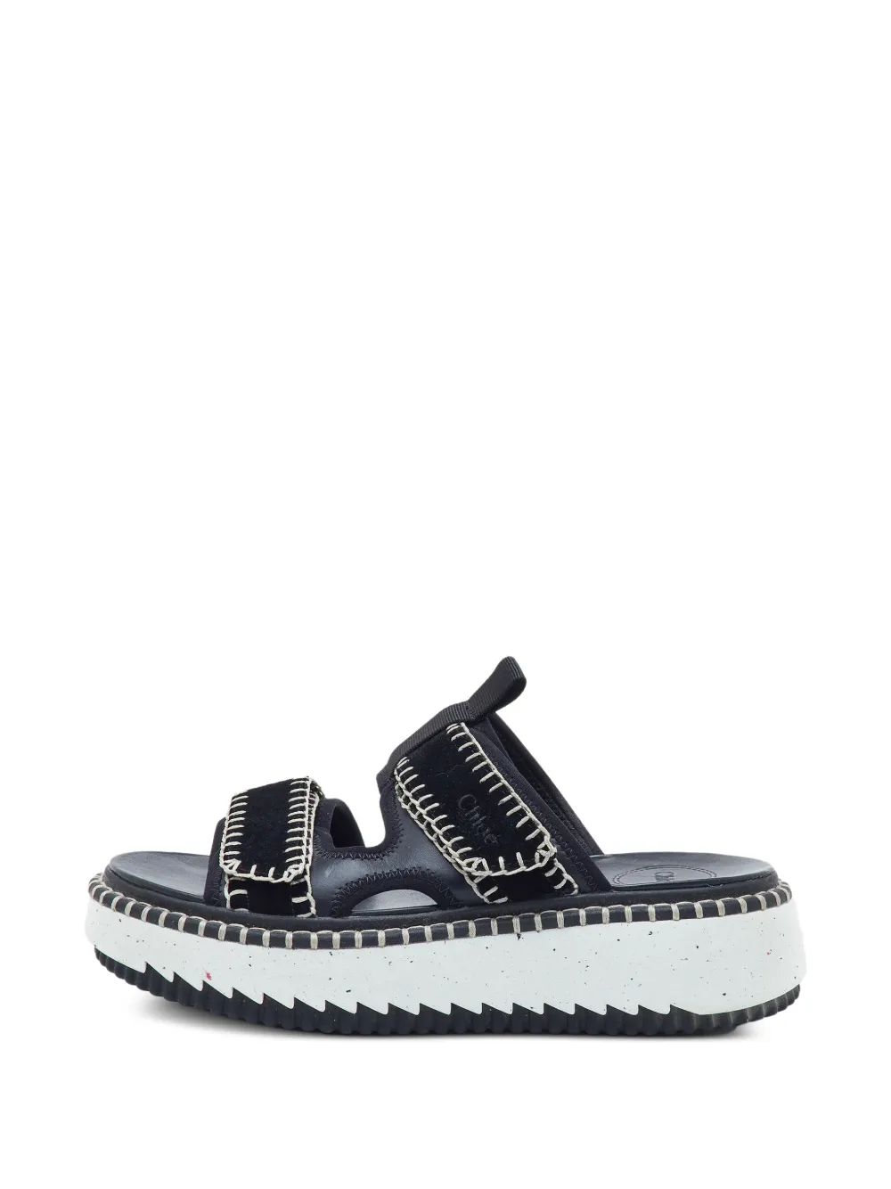 Chloé Pre-Owned sandales Lilli à plateforme - Noir Chloé Pre-Owned sandales Lilli à plateforme - Noir