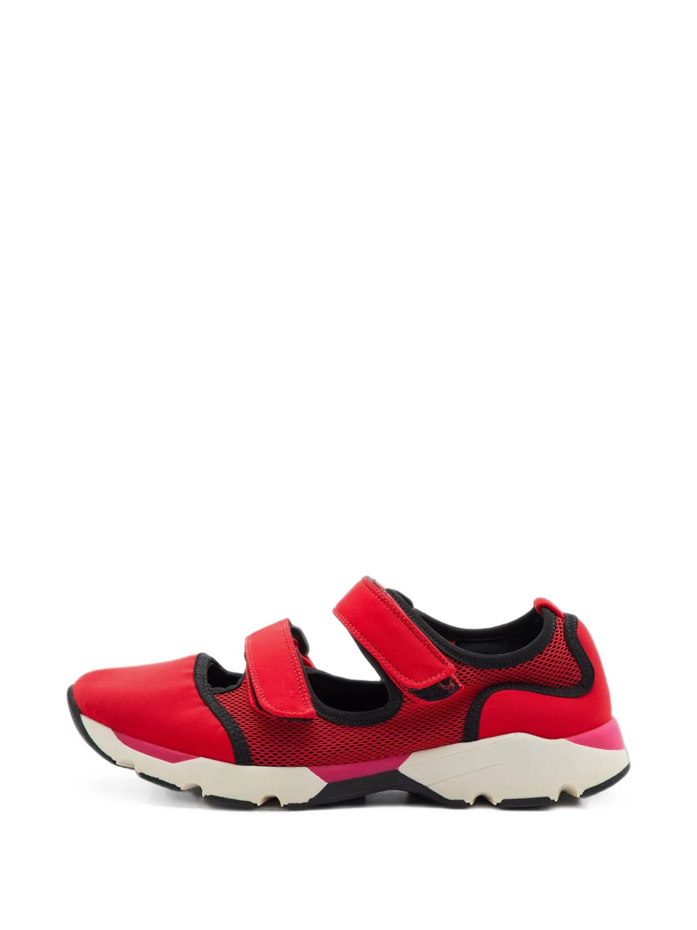 Marni Pre-Owned baskets en mesh à attache scratch - Rouge Marni Pre-Owned baskets en mesh à attache scratch - Rouge