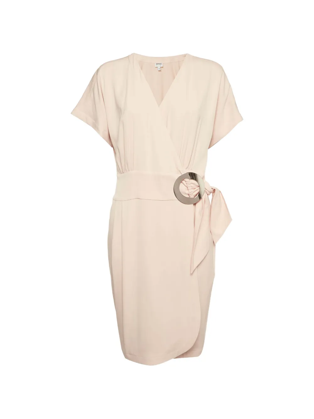 Armani Vintage robe-chemise à taille ceinturée - Tons neutres