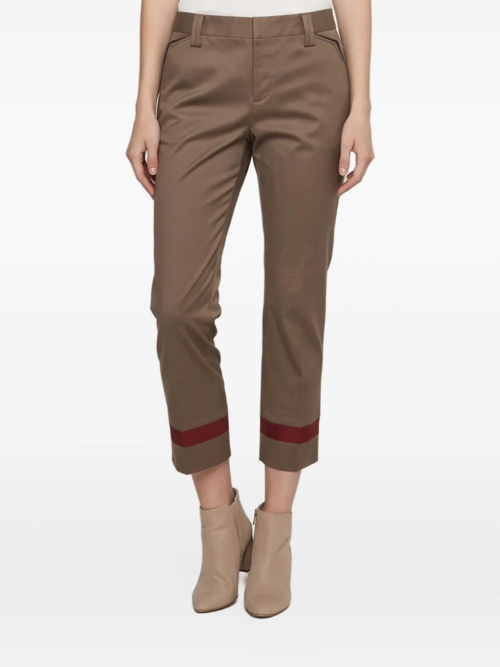 DSQUARED2 cropped chino trousers - Grigio