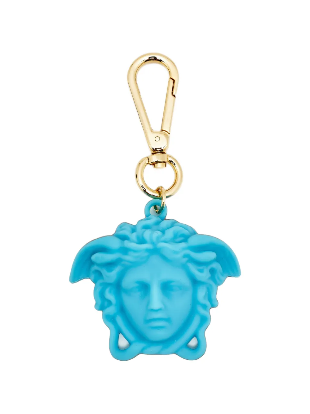 Versace Pre-Owned Medusa rubber bag charm - Blu
