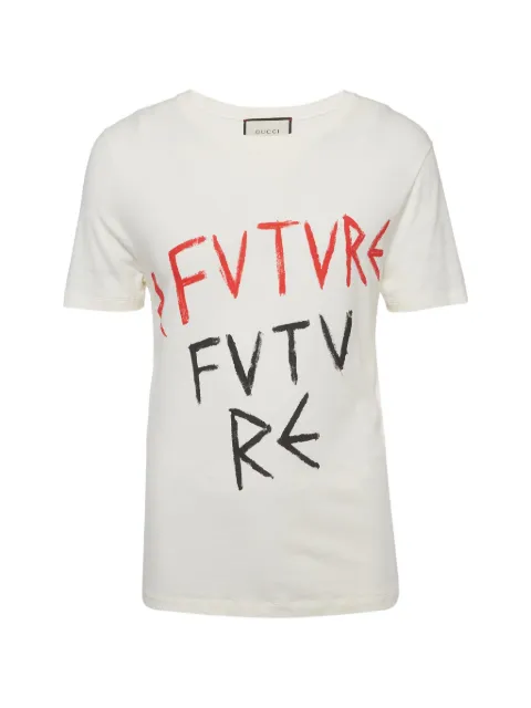 Gucci Pre-Owned graphic-print cotton T-shirt