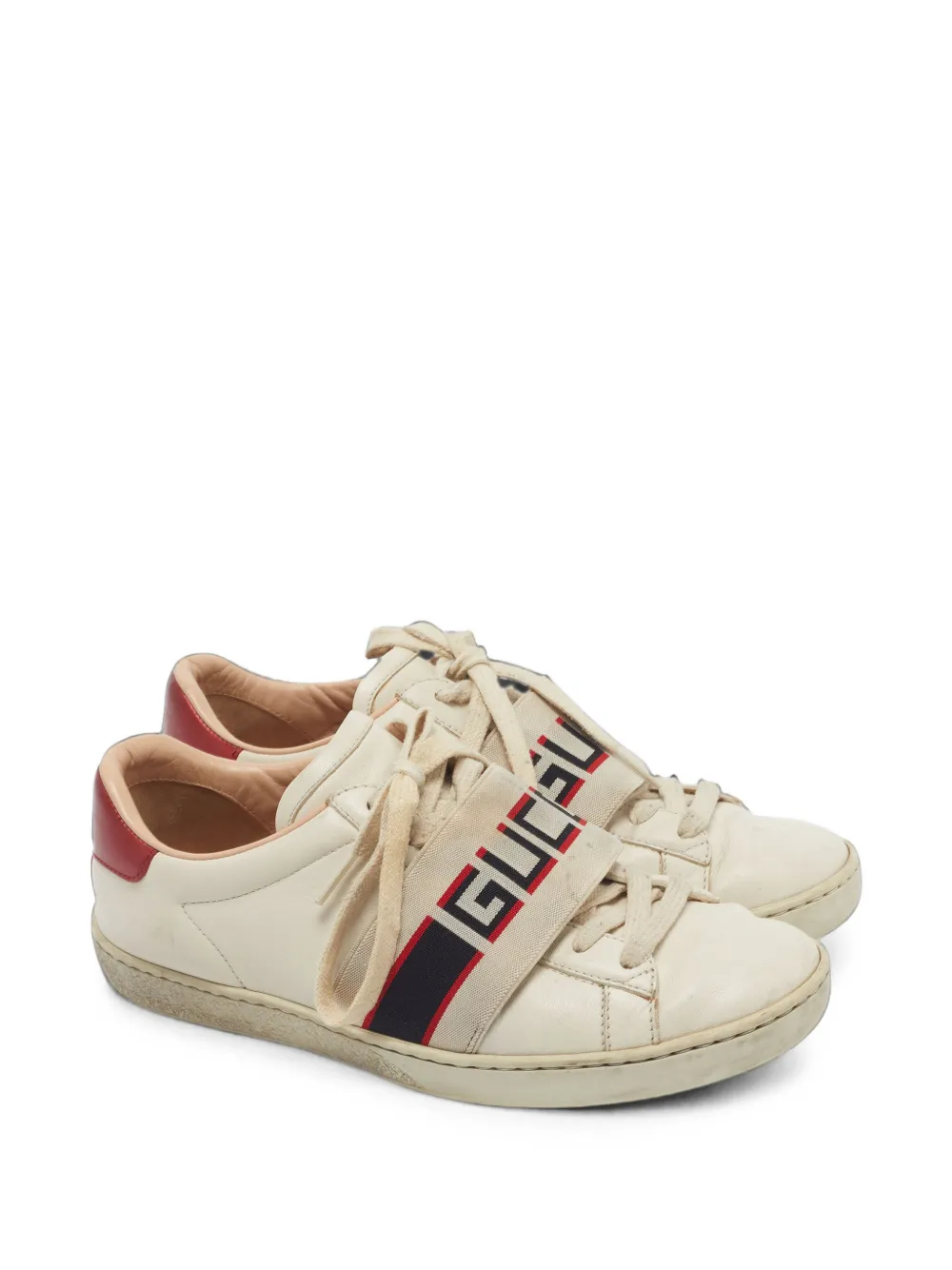 Gucci Pre-Owned エース スニーカー | ニュートラル | FARFETCH JP