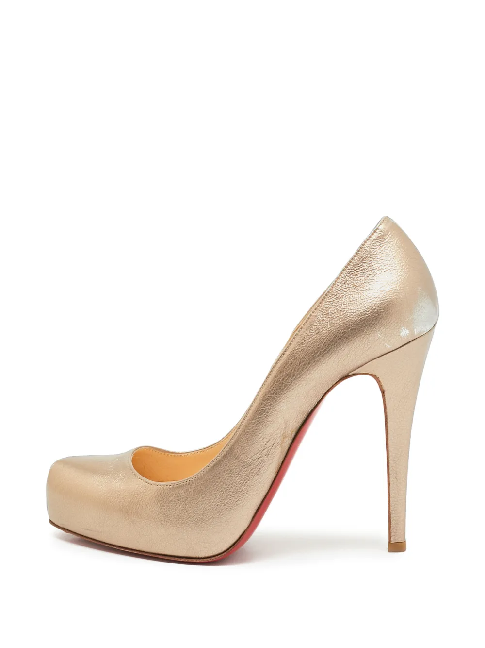 Christian Louboutin Pre-Owned Rolando Plateau-Pumps - Gold