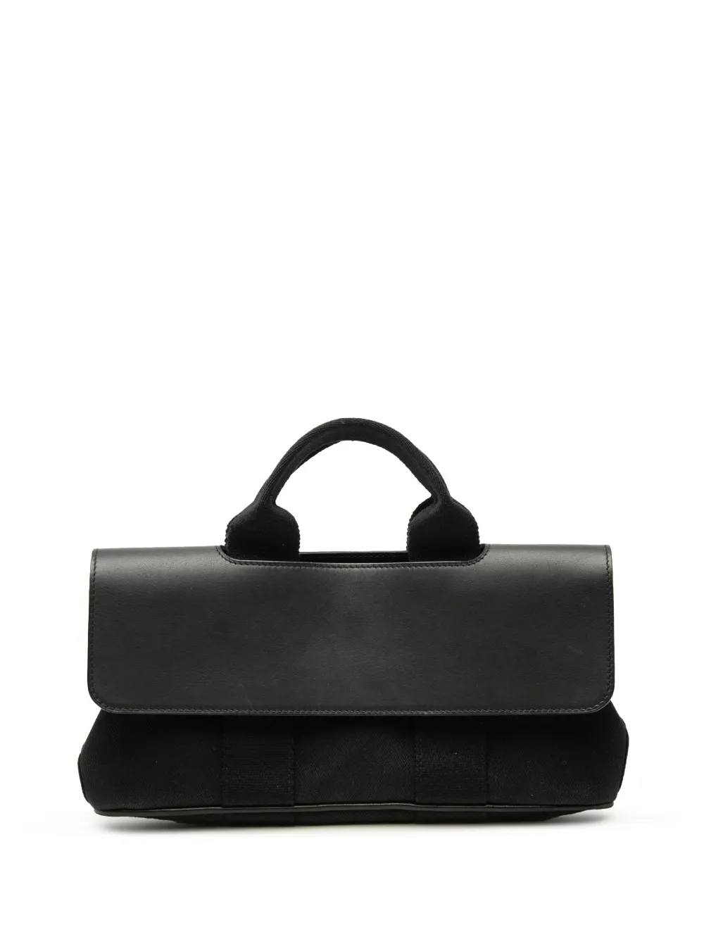 Hermès Pre-Owned 2006-2014 Toile and Swift Valparaiso Long PM handbag - Nero