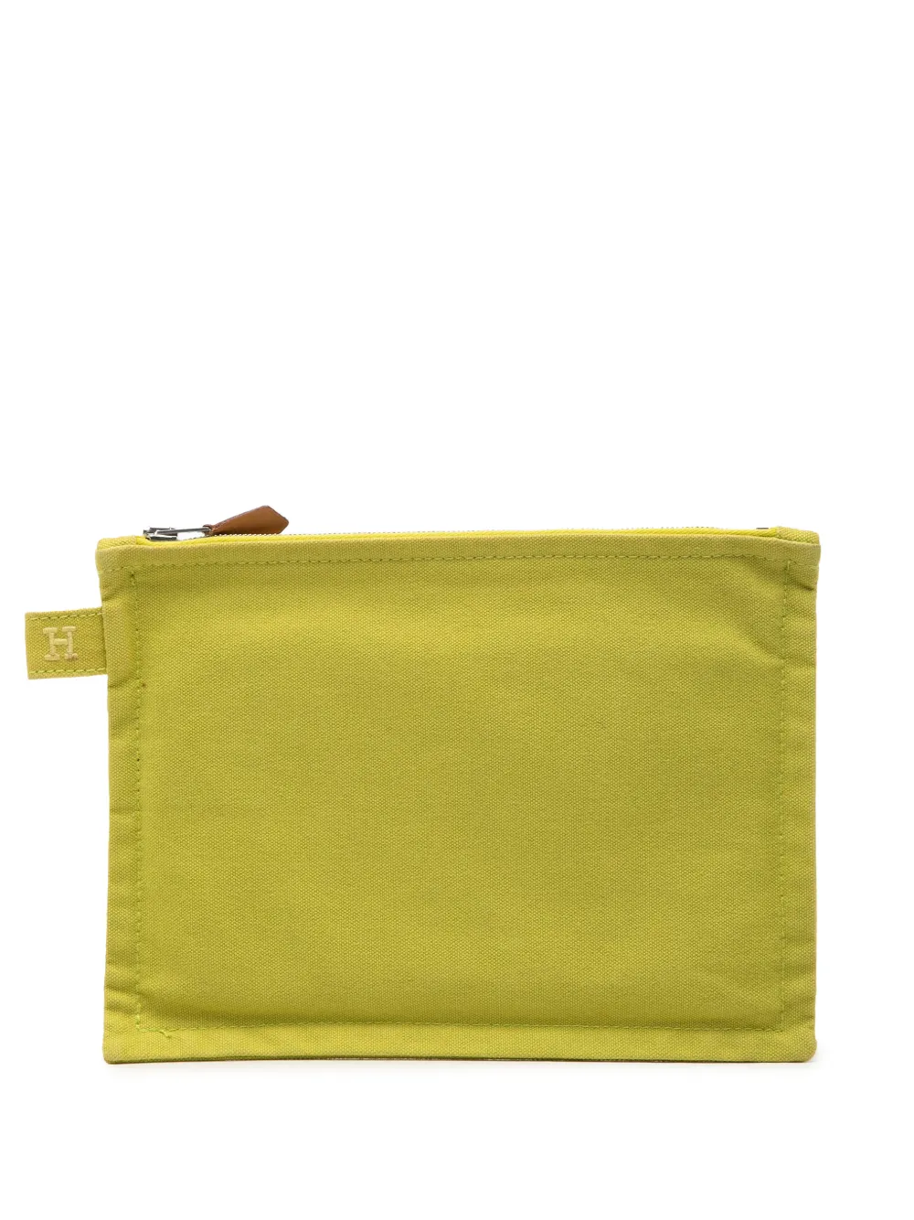 Hermès Pre-Owned 2000-2020 Toile Bora Bora Zip PM pouch - Verde