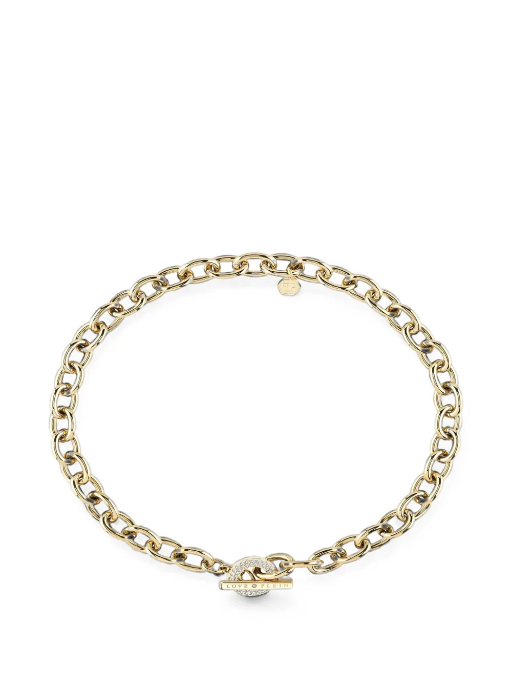 Philipp Plein Bracciale con cristalli - Oro
