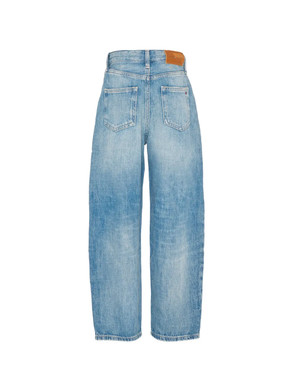Tommy Hilfiger Junior Barrel jeans met logo-print Blauw