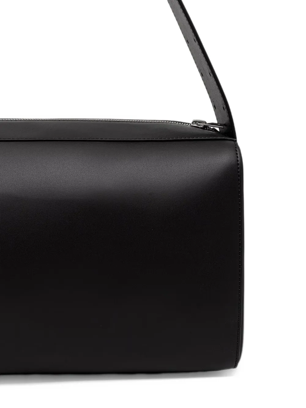 HELIOT EMIL lighter-detail leather tote bag Zwart