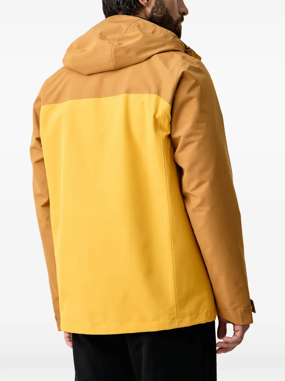 JACK WOLFSKIN STONETRAIL 3IN1 JKT M hooded jacket Geel