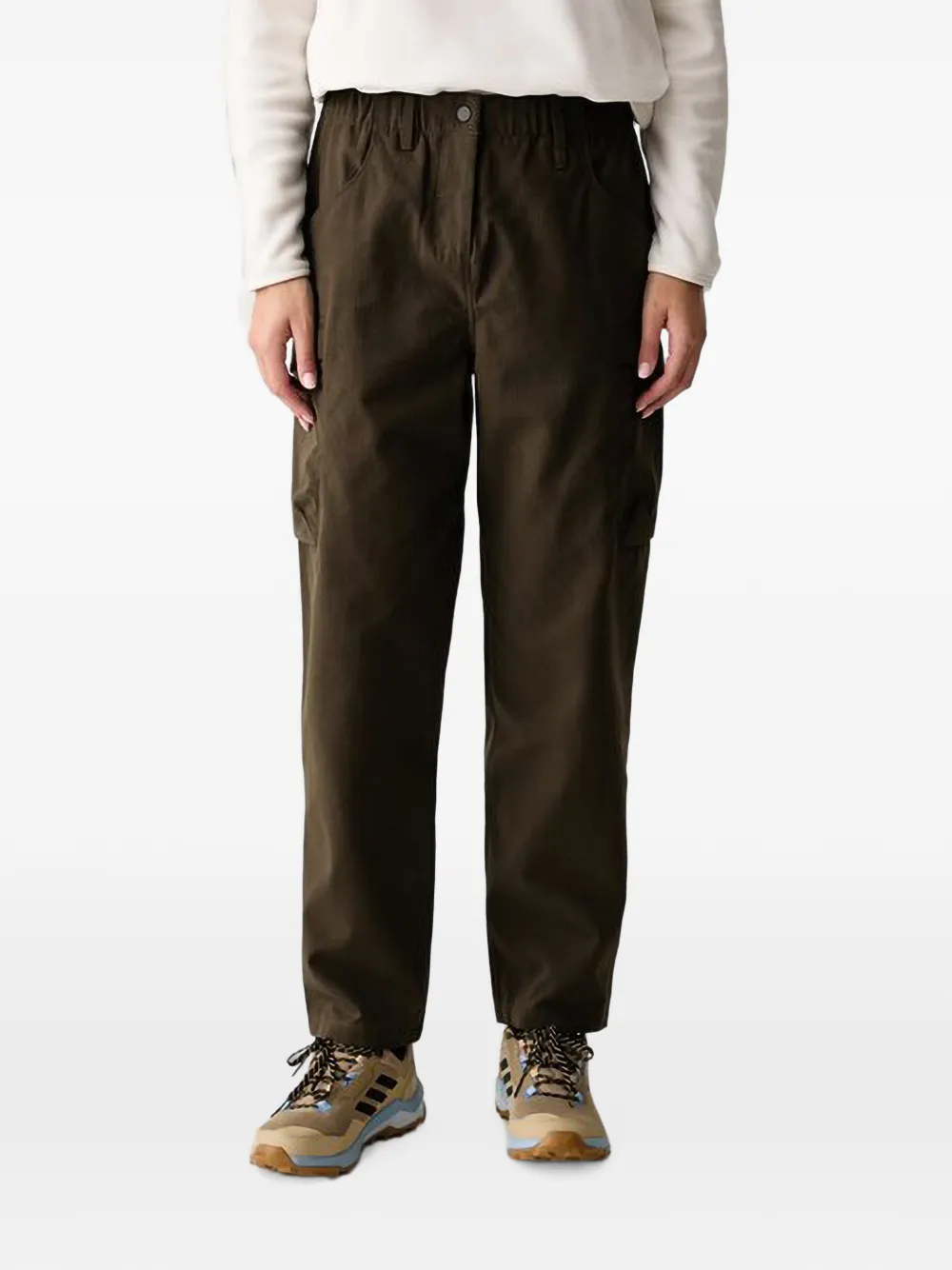 JACK WOLFSKIN YUMA elasticated cargo pants - Vert