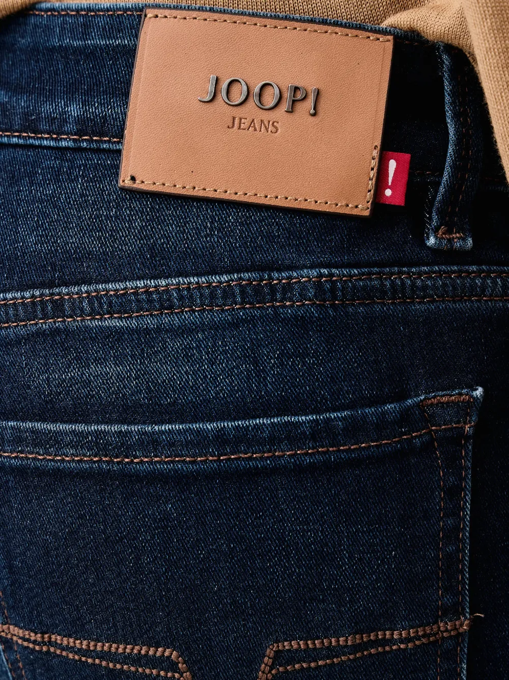 Joop! faded straight-leg jeans Blauw