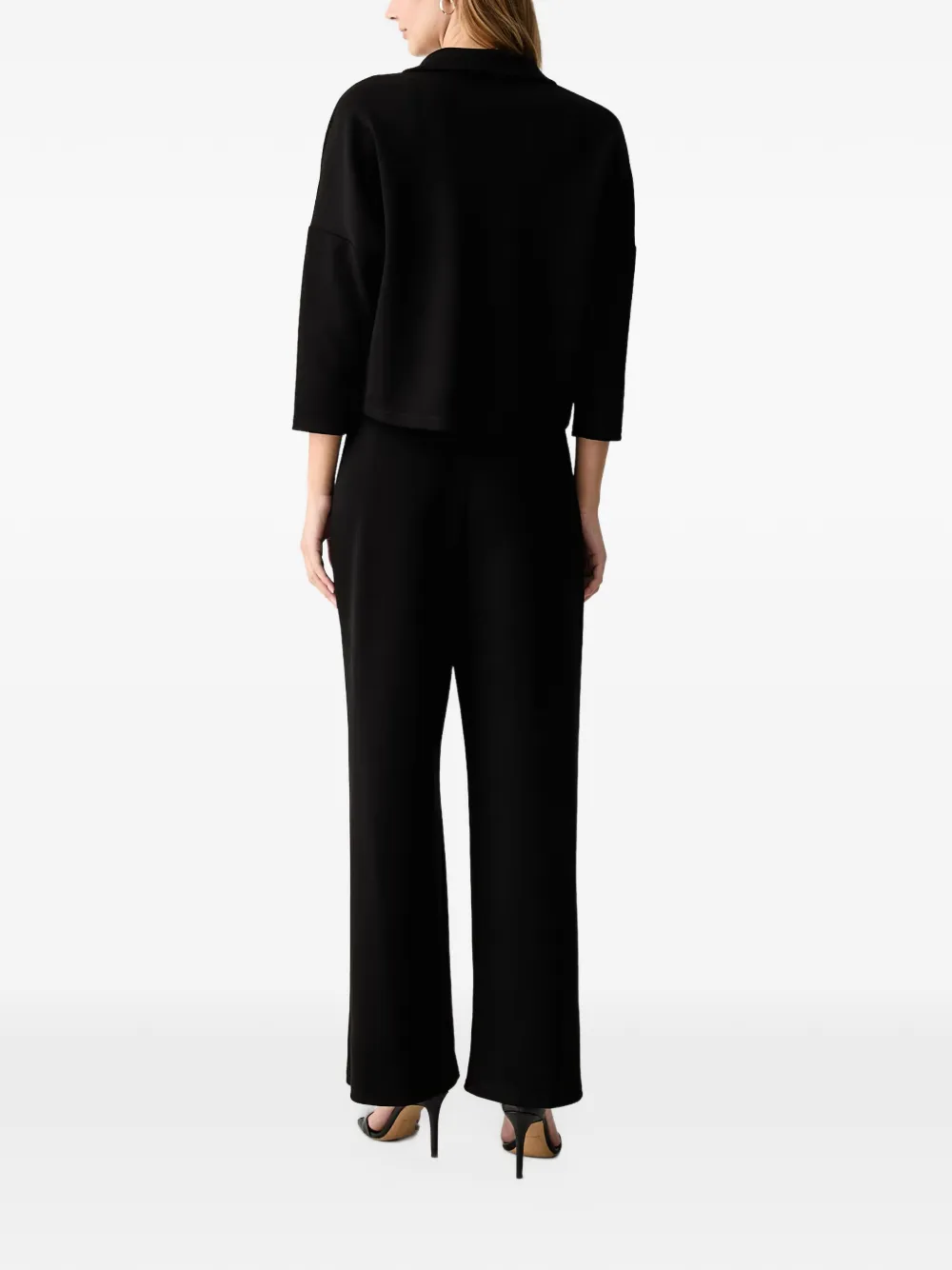 Joseph Ribkoff Jumpsuit met kwartrits Zwart