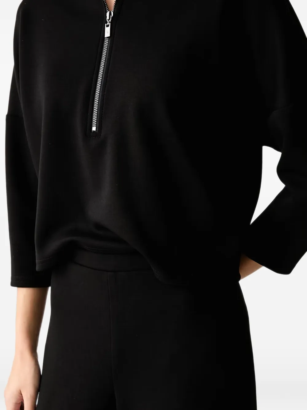 Joseph Ribkoff Jumpsuit met kwartrits Zwart
