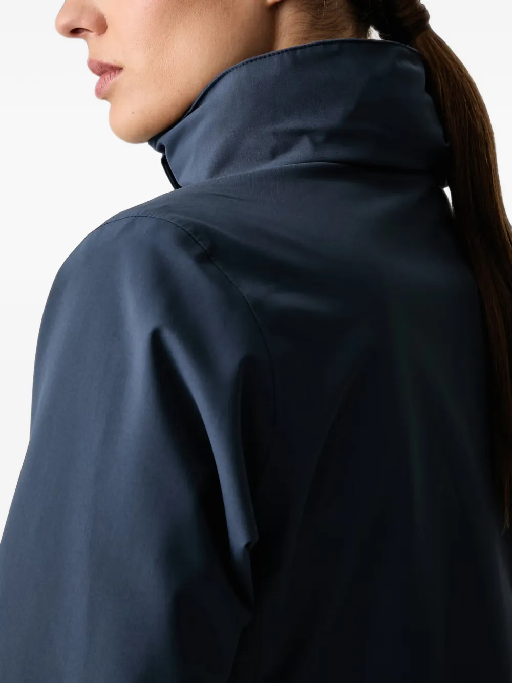 JACK WOLFSKIN Trailtime hooded waterproof jacket Blauw