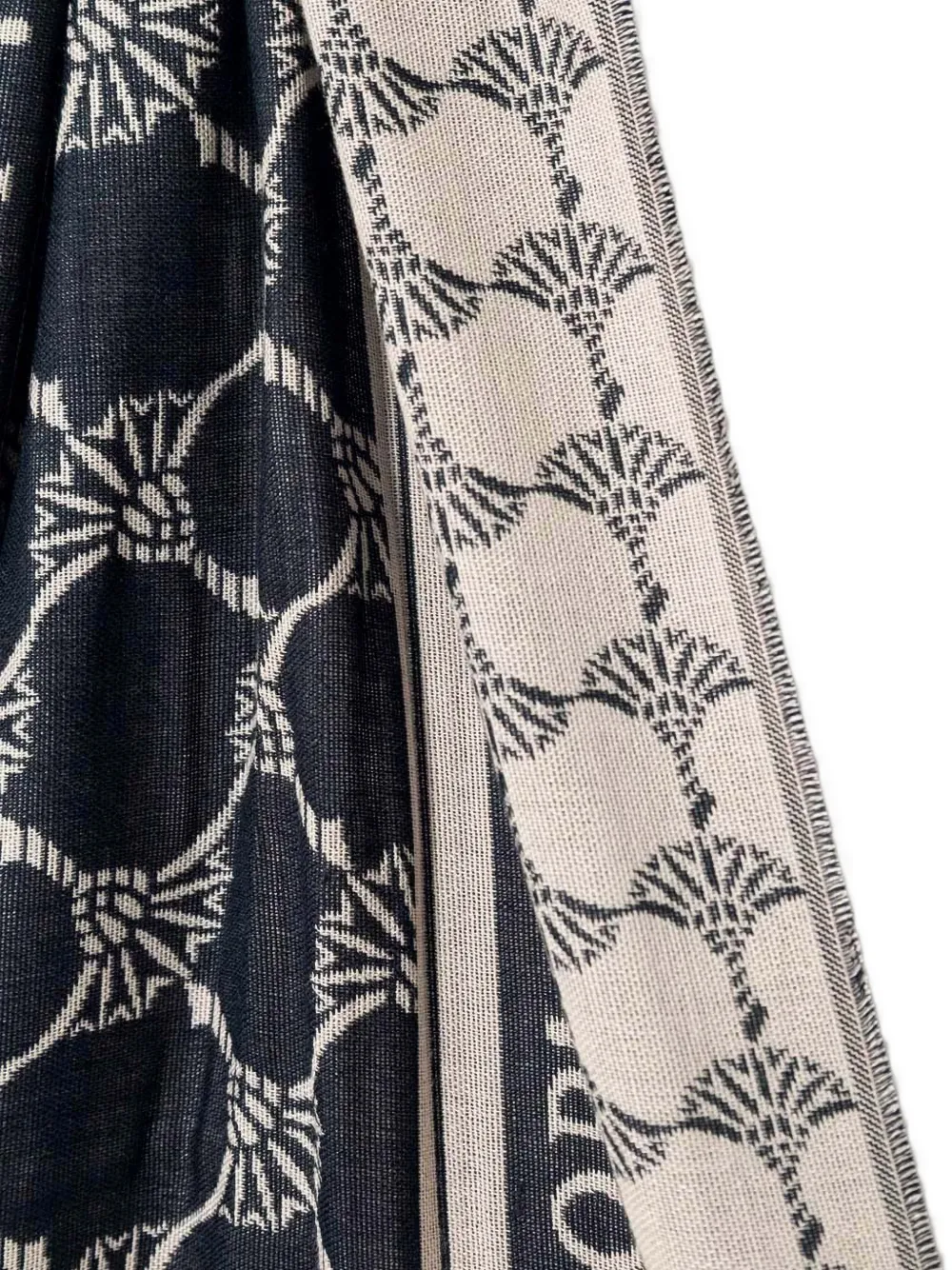 Joop! Sjaal met logoprint Blauw