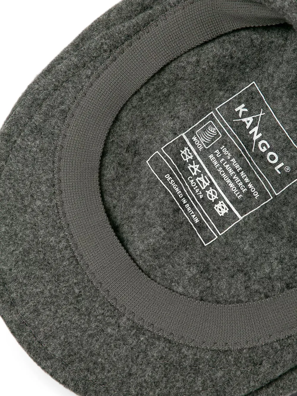 Kangol Wool 504 flat cap Grijs