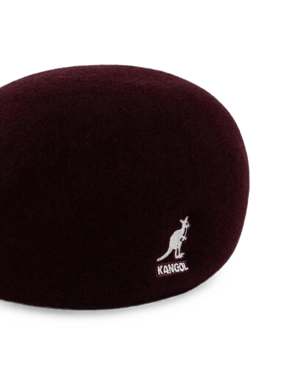 Kangol Vilten platte pet Rood