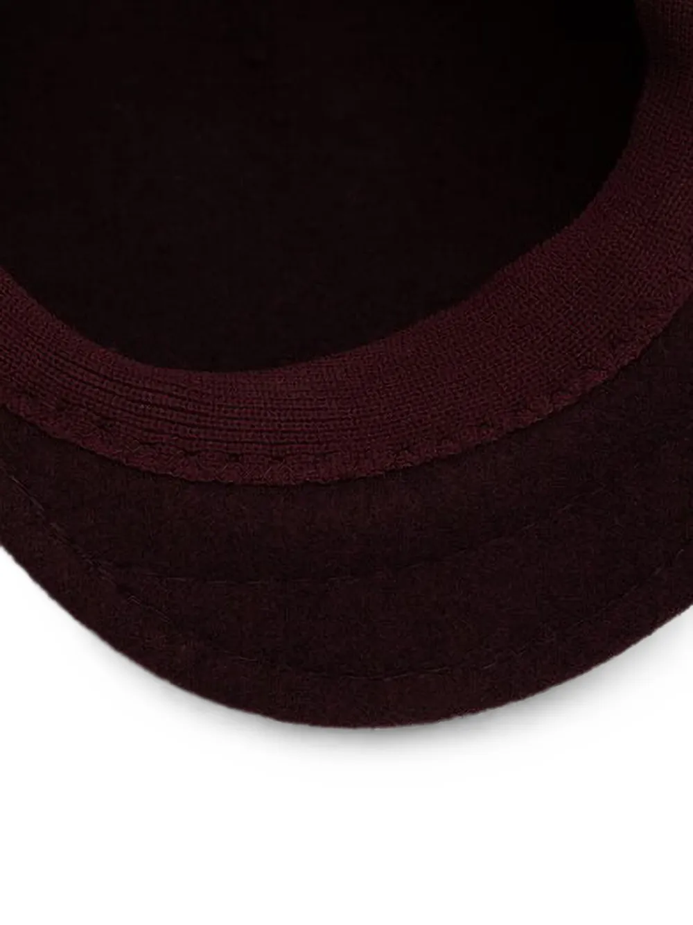 Kangol Vilten platte pet Rood