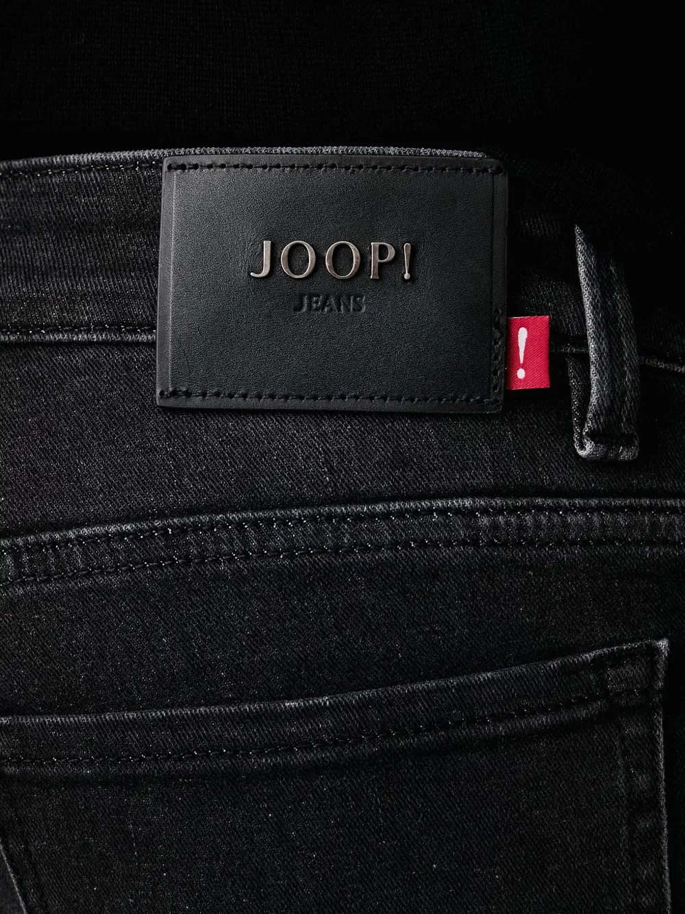 Joop! stretch five-pocket slim-fit jeans Zwart