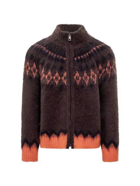 atomo factory Norvegia zip-up cardigan