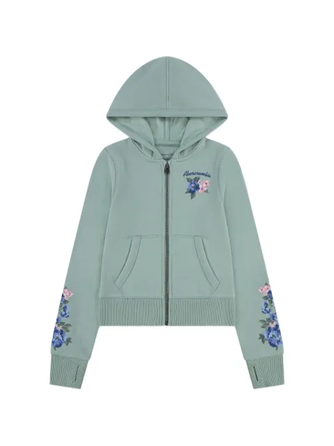 ABERCROMBIE FITCH KIDS hoodie con bordado floral
