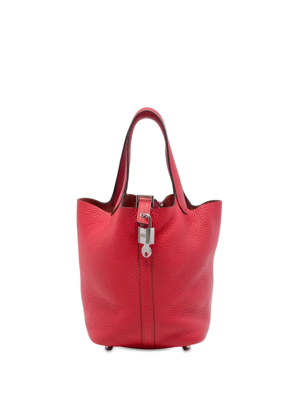 Hermès Pre-Owned 2017 Clemence Picotin Lock 18 handbag - Rosso