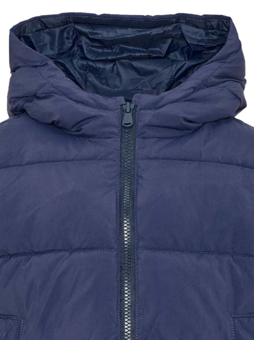 North Sails Kids hooded padded jacket Blauw