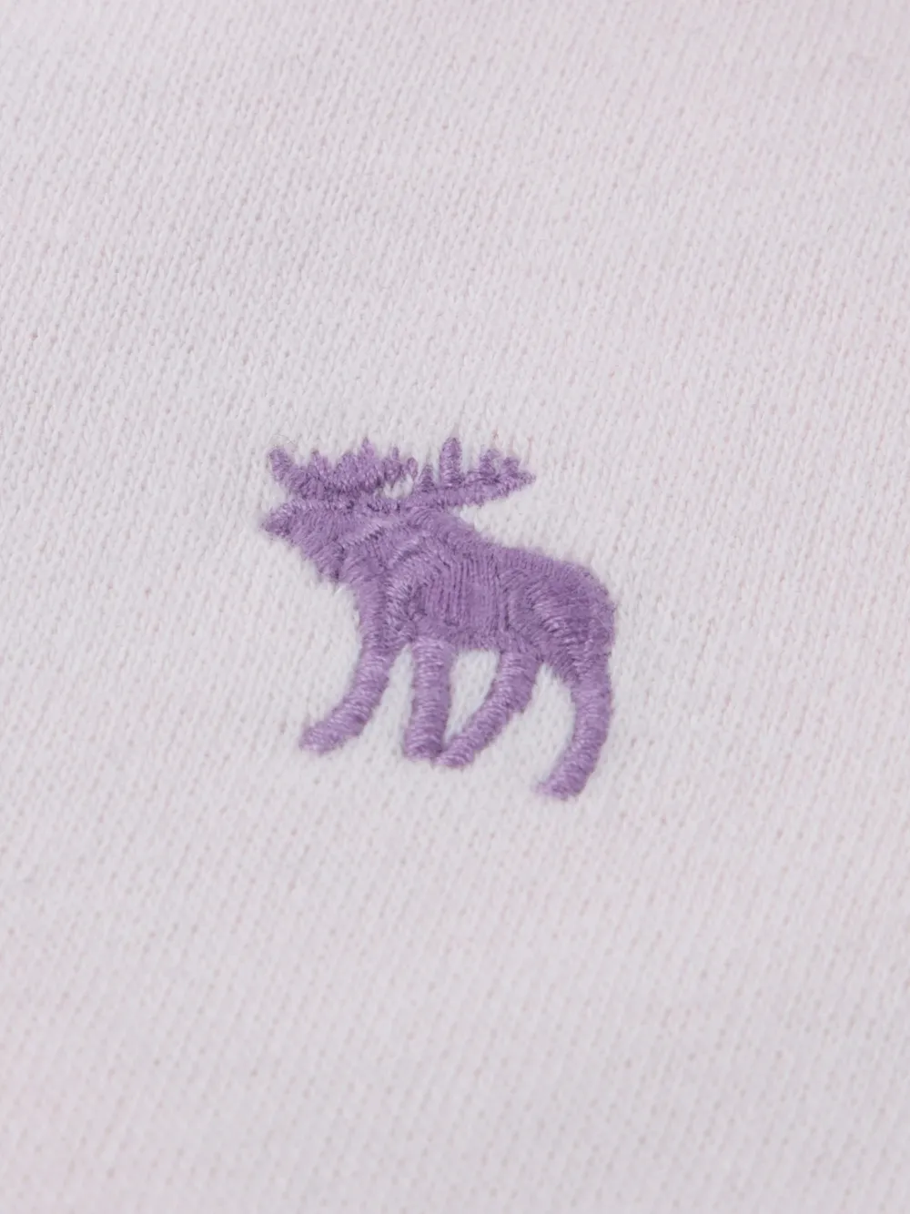 ABERCROMBIE FITCH KIDS Hoodie met geborduurd logo en rits Roze