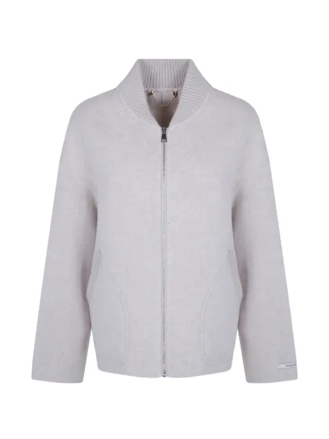 Giovanni Paris chaqueta Leo con cuello de canalé y cremallera