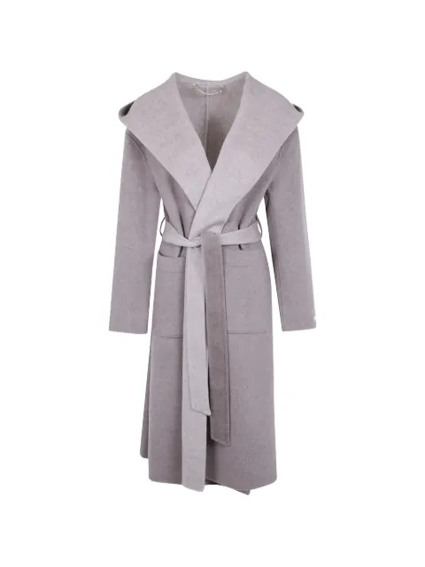 Giovanni Paris Ornella hooded belted coat