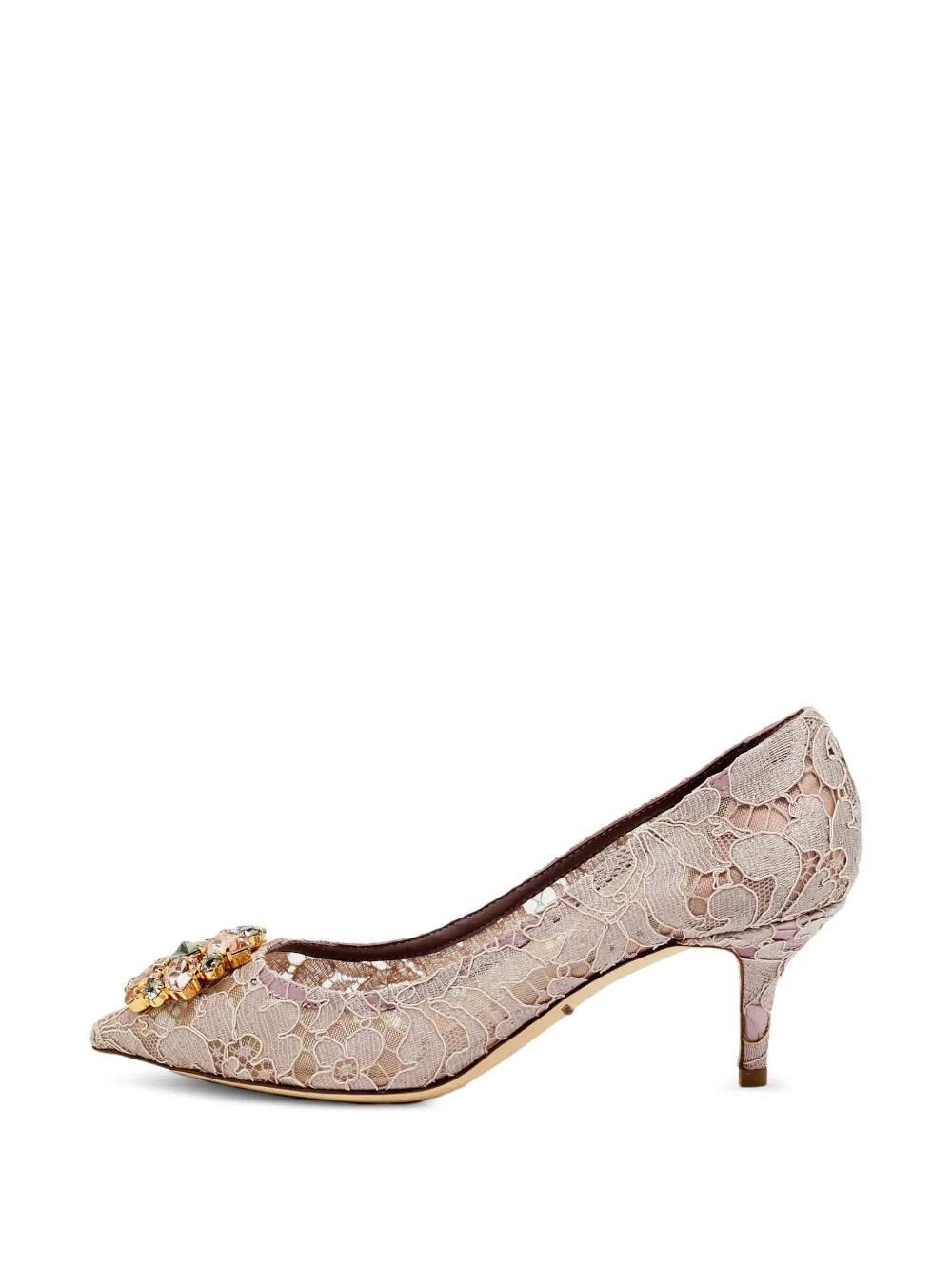 Dolce & Gabbana Pre-Owned Bellucci Pumps mit Spitze - Rosa