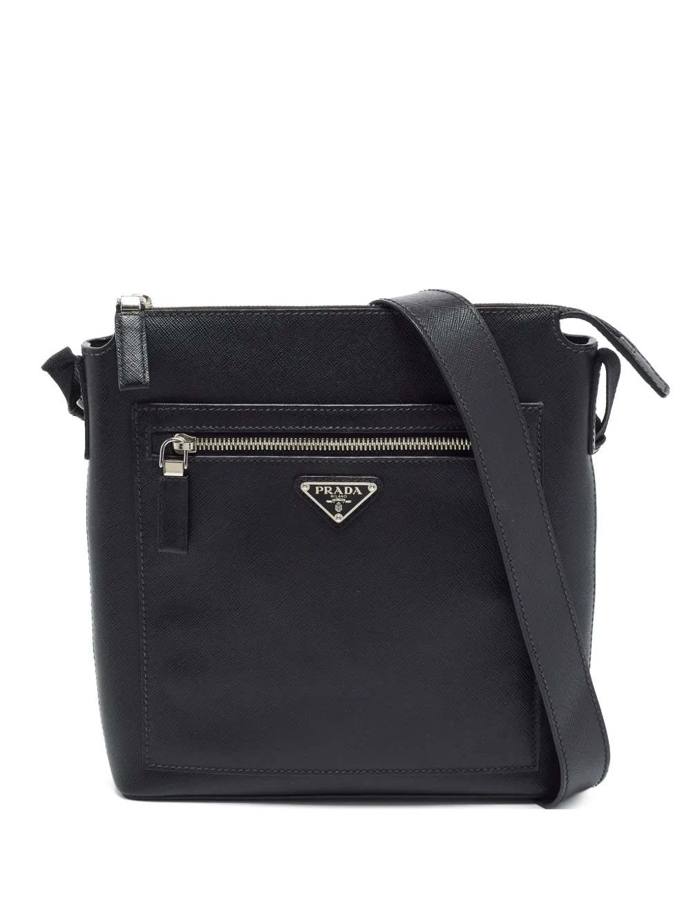 Prada Pre-Owned Saffiano leather shoulder bag - Nero