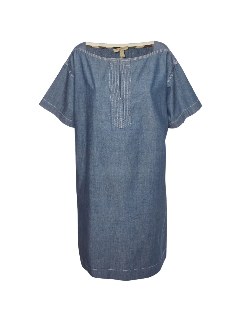 Burberry Pre-Owned short-sleeve mini dress - Blue