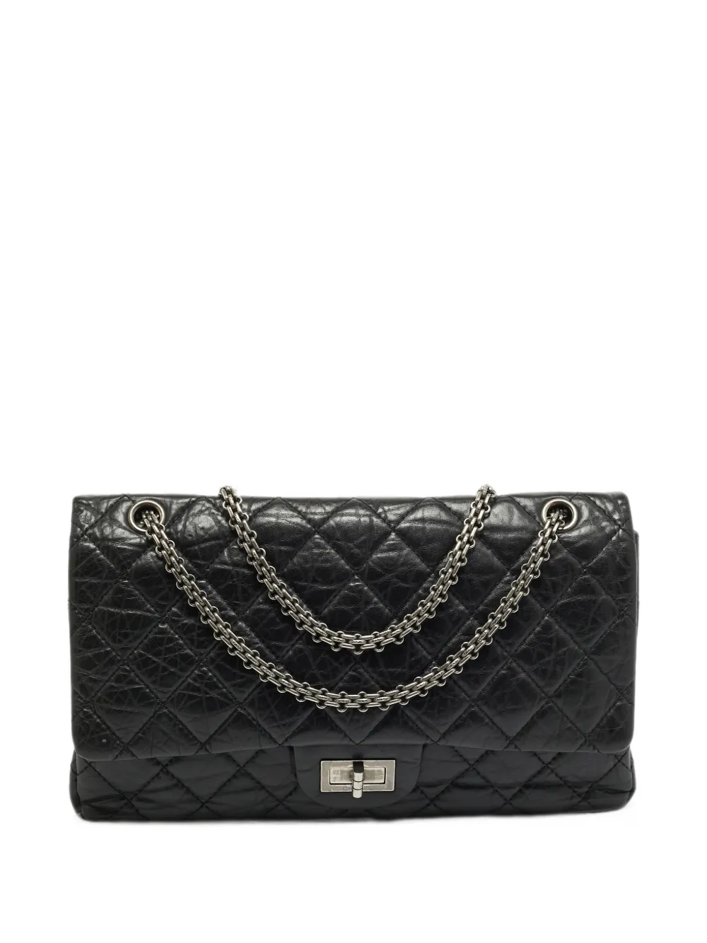 CHANEL Pre-Owned 2009-2010 Reissue 2.55 quilted-leather shoulder bag - Nero