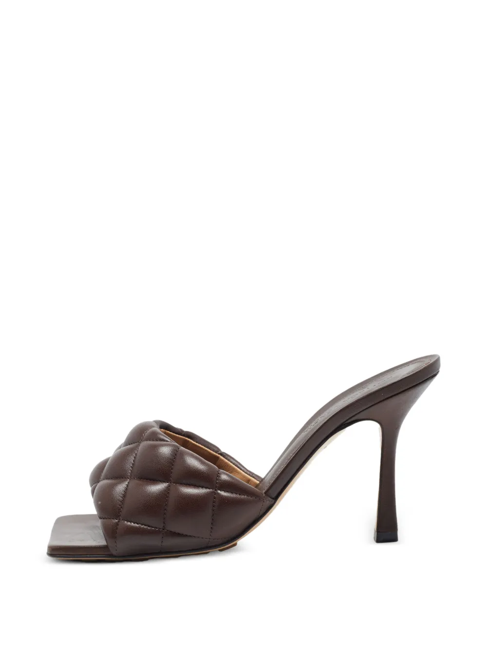Bottega Veneta Pre-Owned sandales Lido matelassées - Marron Bottega Veneta Pre-Owned sandales Lido matelassées - Marron