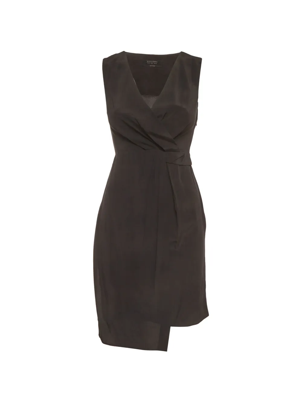 AllSaints robe courte Peak à design asymétrique - Noir