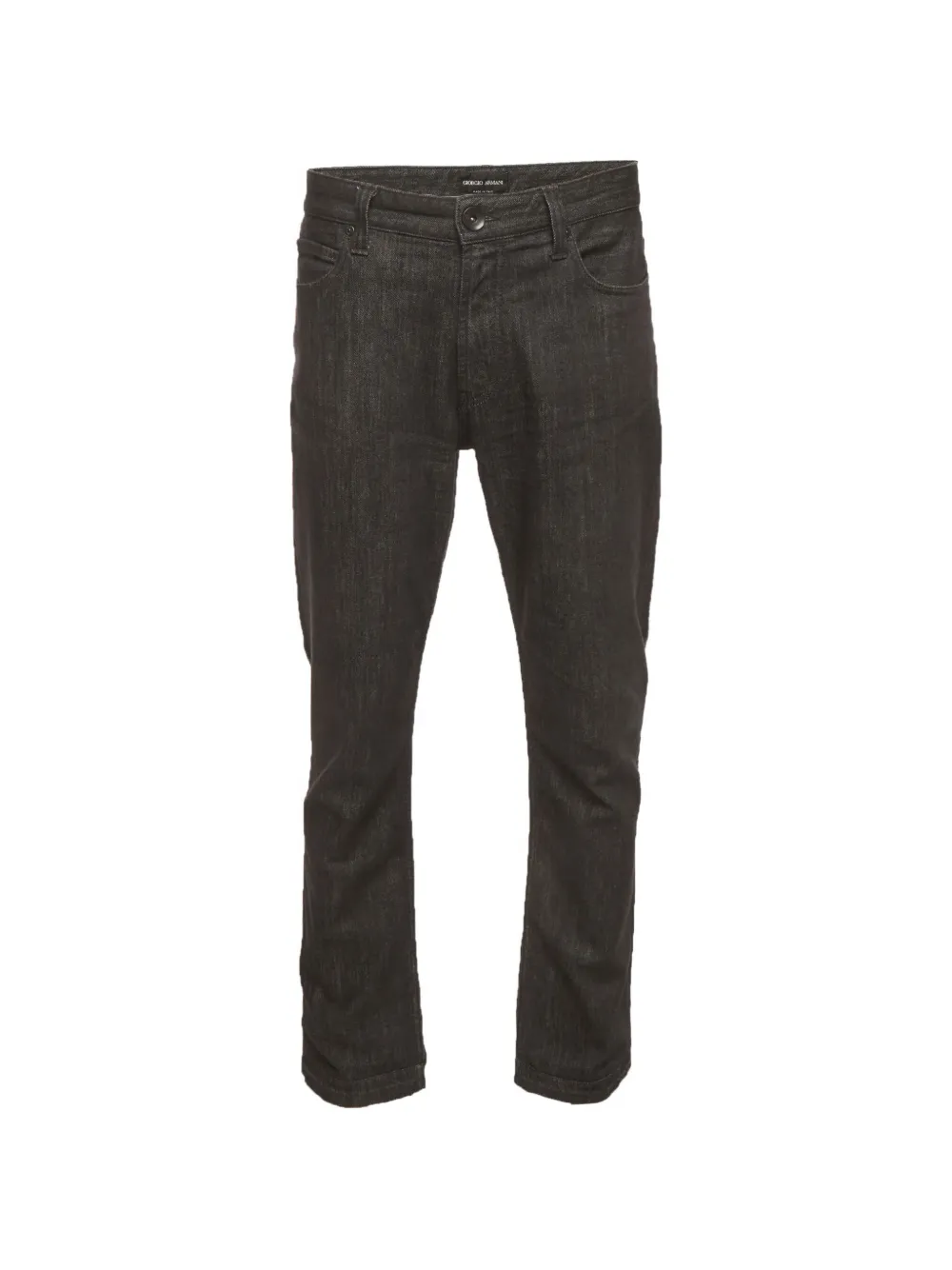 Giorgio Armani Pre-Owned jean à coupe droite - Noir Giorgio Armani Pre-Owned jean à coupe droite - Noir