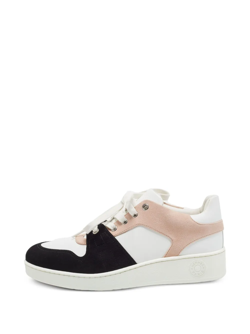 Hermès Pre-Owned baskets à empiècements - Blanc