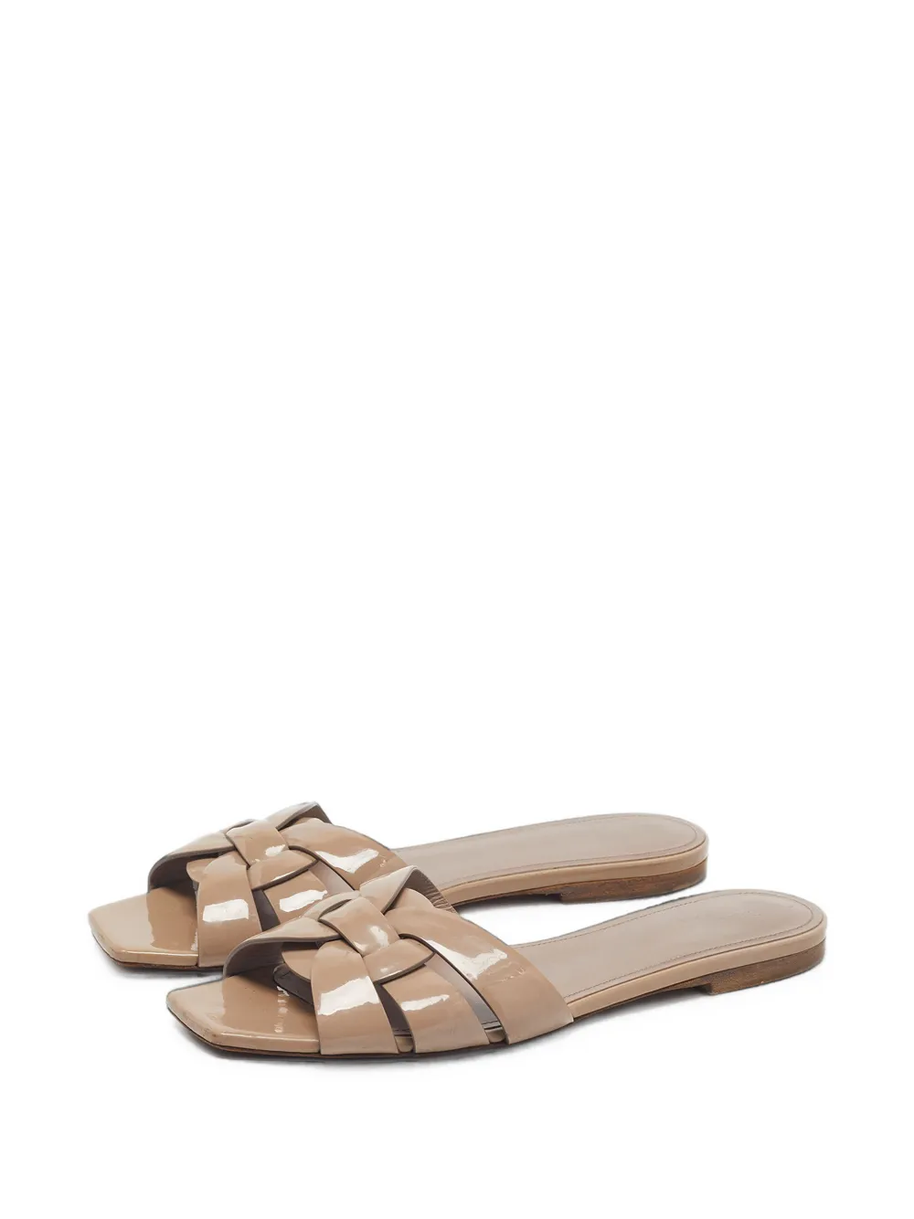 Saint Laurent Pre-Owned sandales Tribute - Tons neutres Saint Laurent Pre-Owned sandales Tribute - Tons neutres