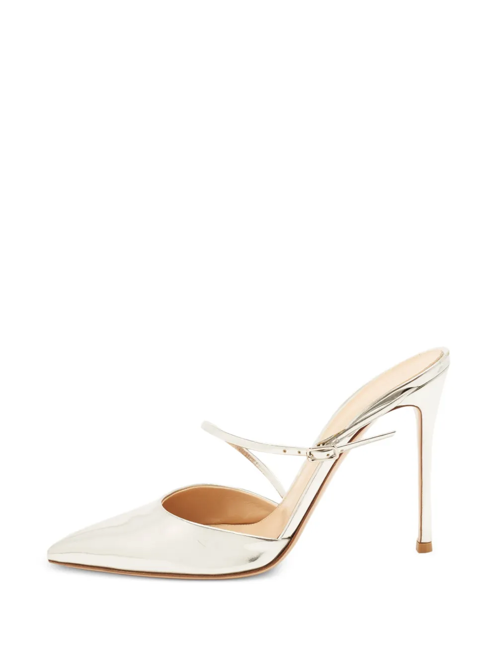 Gianvito Rossi Manhattan pointed-toe shoes - Argento
