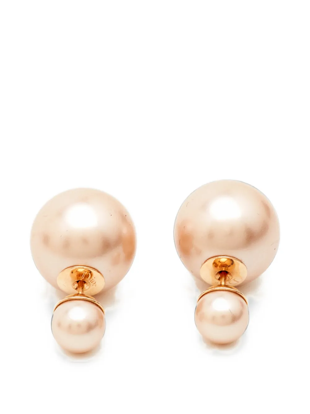 Christian Dior Pre-Owned boucles d'oreilles Tribales à perles artificielles