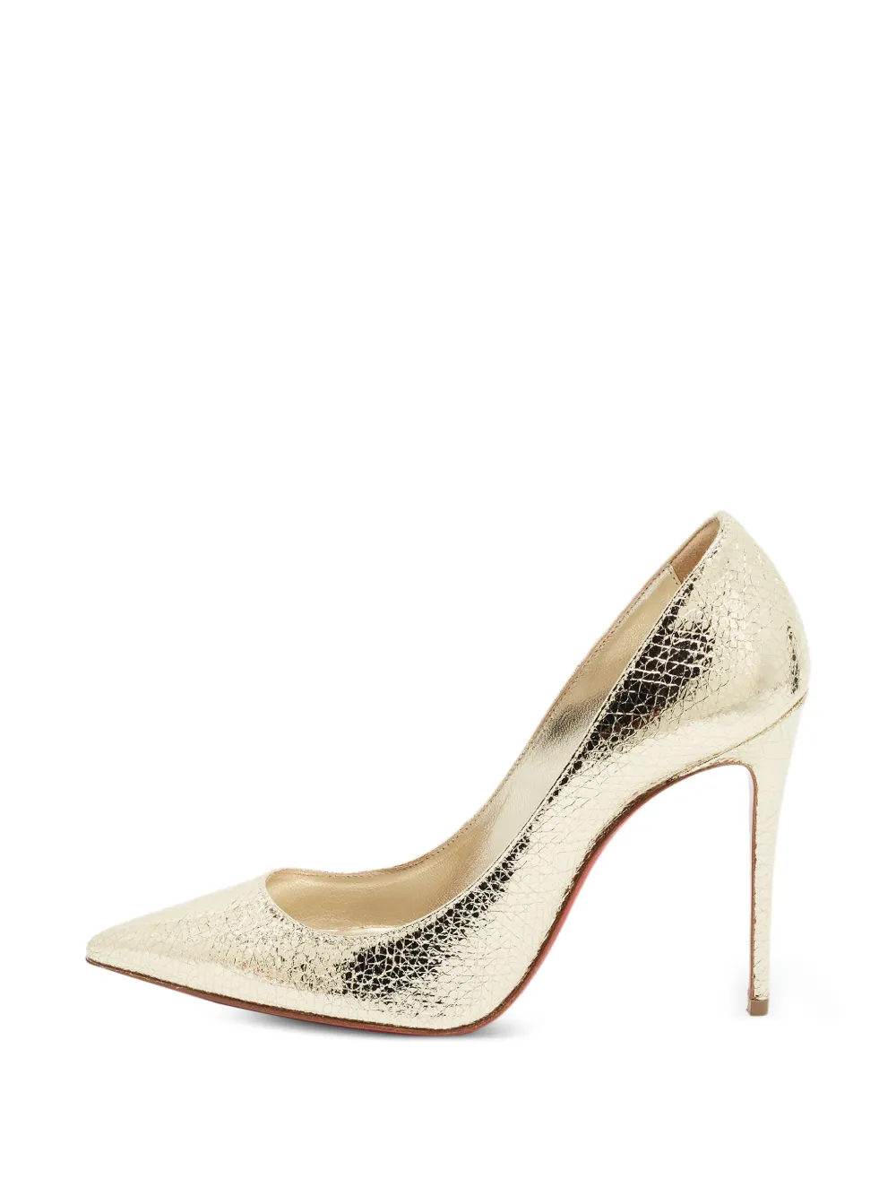 Christian Louboutin Pre-Owned So Kate Pumps - Gold