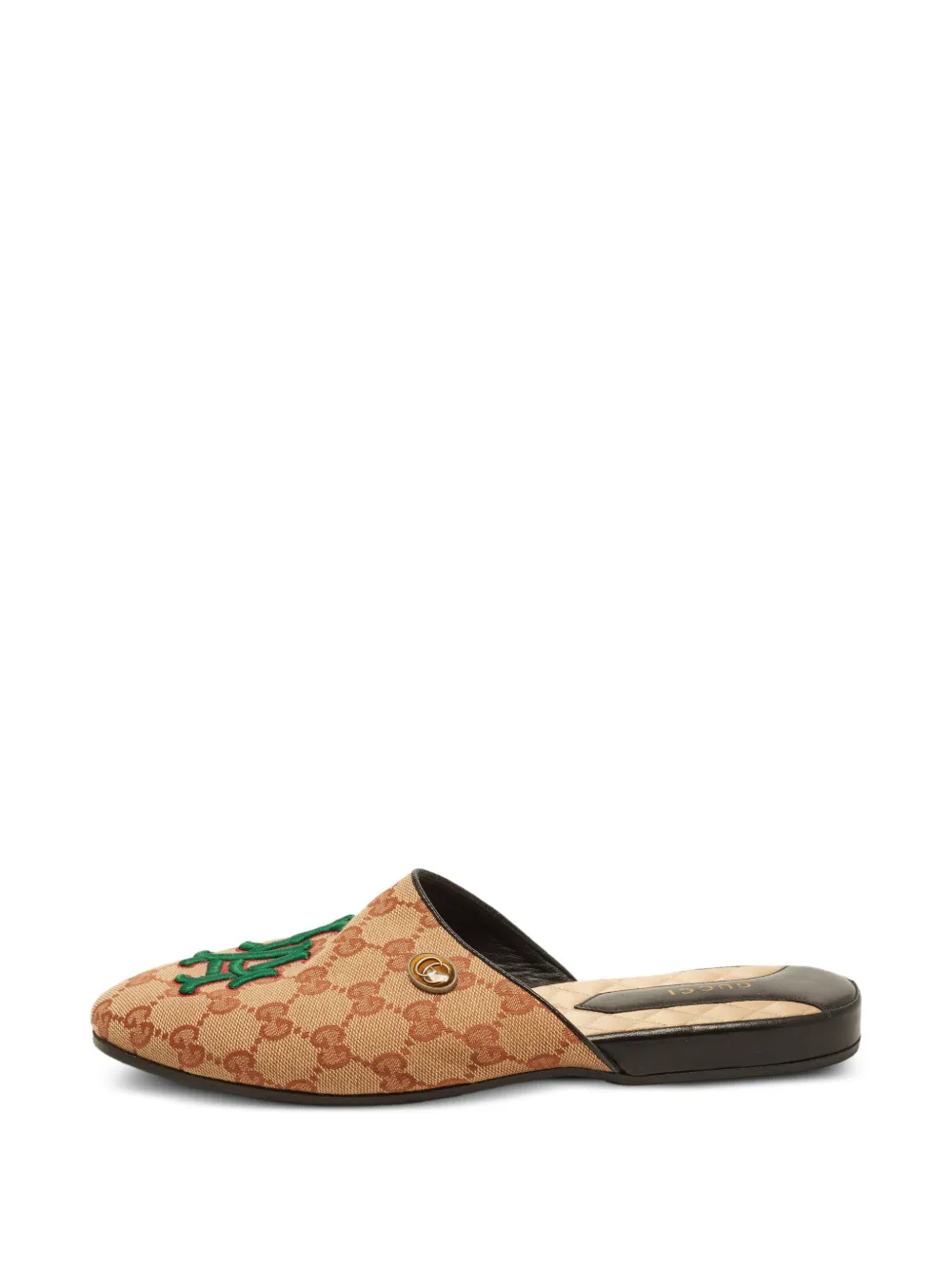 Gucci Pre-Owned mules LA Dodgers GG Supreme x MLB - Tons neutres