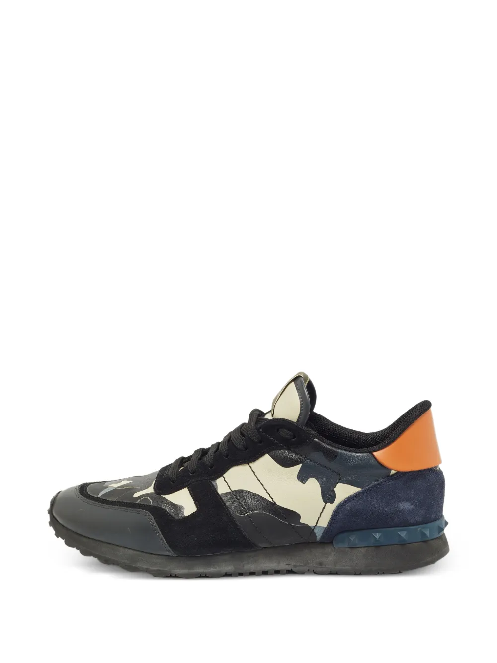 Valentino Garavani Pre-Owned Rockrunner Sneakers mit Schnürung - Schwarz
